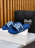 Dolce & Gabbana Rubber Beachwear Sliders with DG Logo