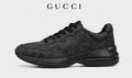 Gucci GG Rhyton 'Black Monogram' Sneakers