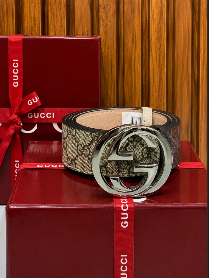 Gucci Interlocking G Reversible Supreme Belt