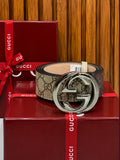 Gucci Interlocking G Reversible Supreme Belt
