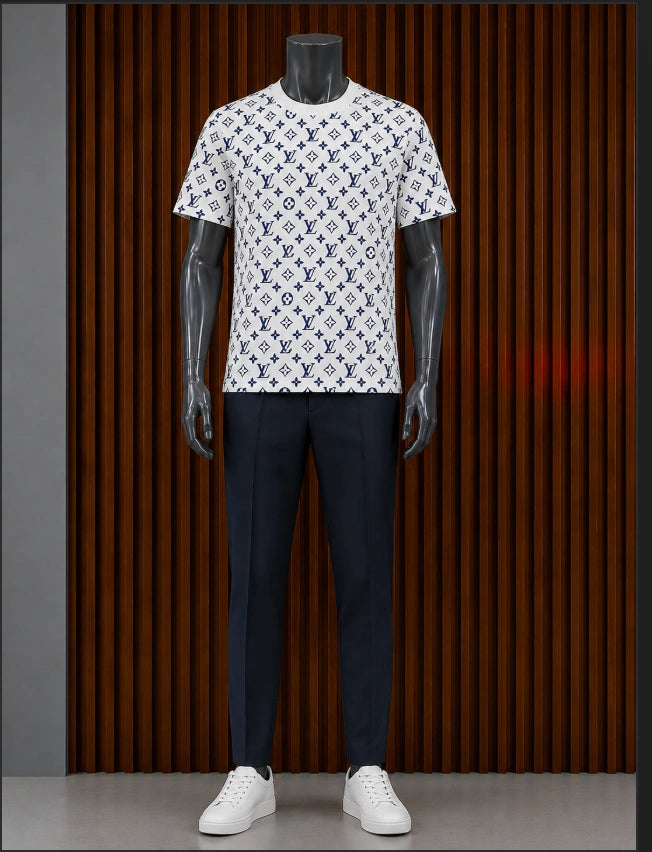 Louis Vuitton LV Escale Printed T-Shirt.