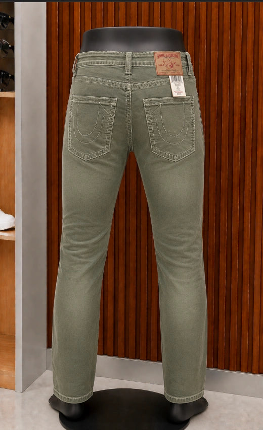 True Religion Geno Slim-Fit Jeans or Ricky Straight Corduroy Pants/Trousers