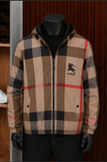 Burberry Check Reversible Hooded Jacket