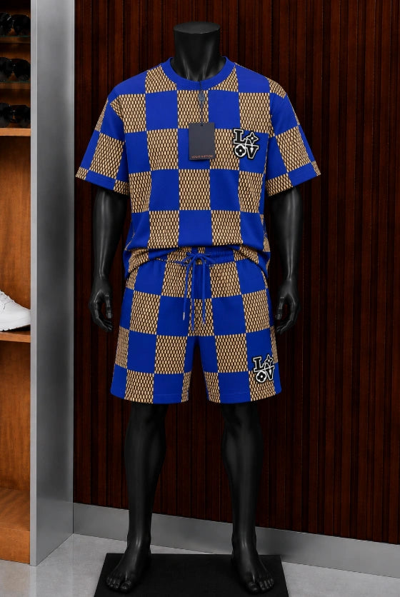 Louis Vuitton "LVOE" Damier Shorts Set