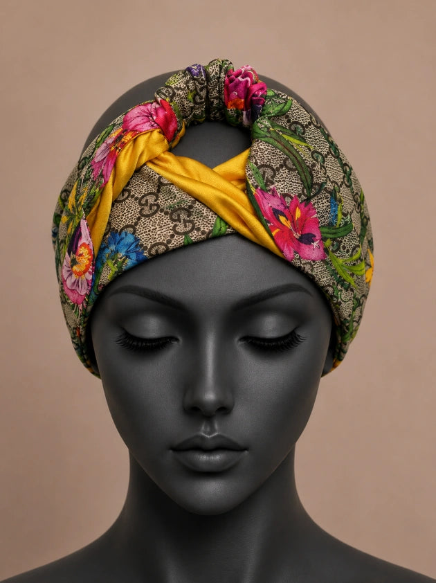 Gucci GG Flora Knotted Headband