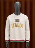 Dolce & Gabbana "Italia" Tricolor Crewneck Sweatshirt.