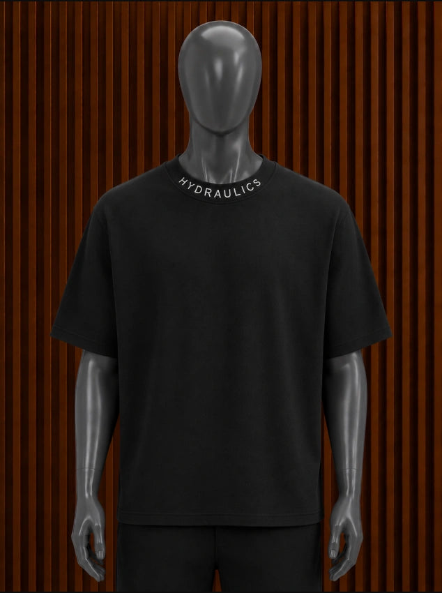 Hydraulics Logo Collar Crewneck T-Shirt