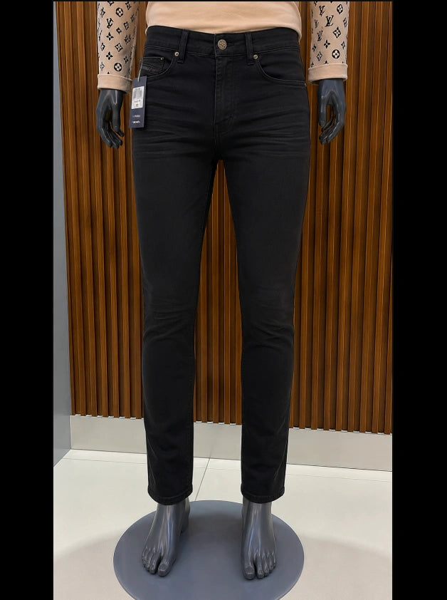 Diesel Black Denim Slim Jeans