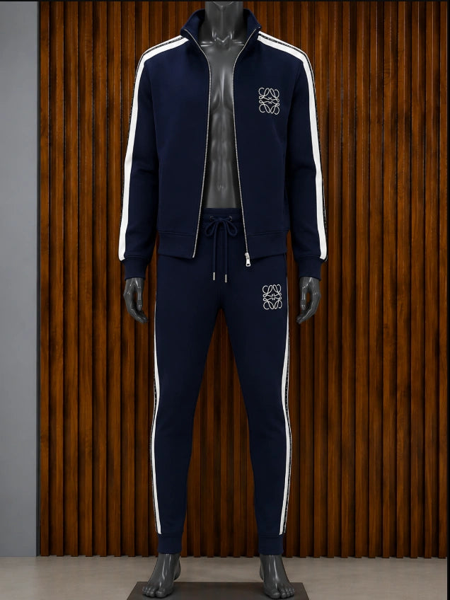 LOEWE Anagram Tracksuit Set in Dark Navy