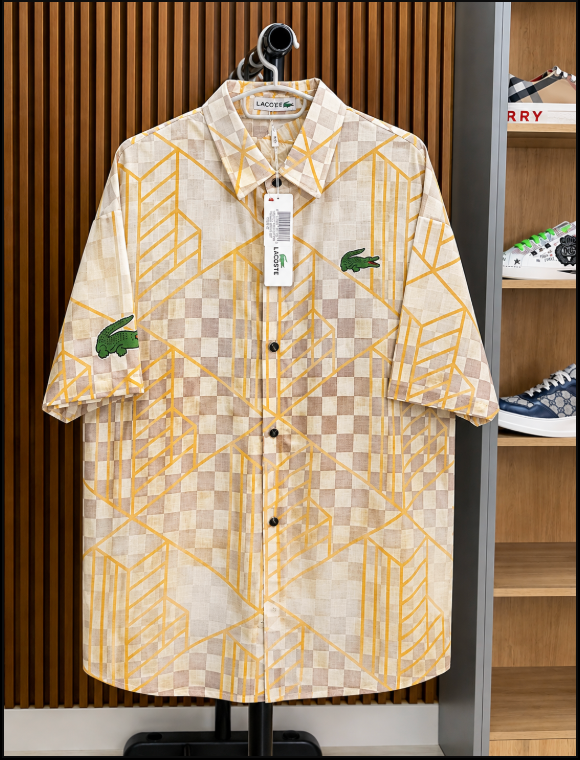 Golden Perspective Lacoste Shirt