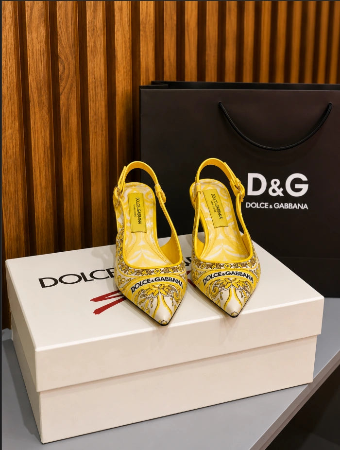Dolce & Gabbana Majolica-embroidery 60mm pumps