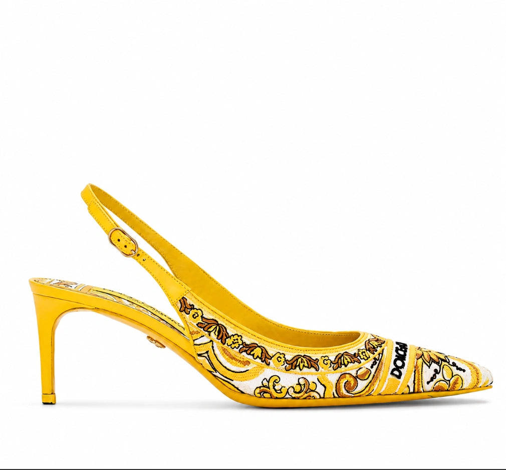 Dolce & Gabbana Majolica-embroidery 60mm pumps