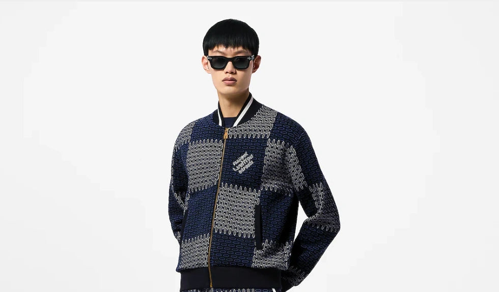 Louis Vuitton Damier Quilted Cotton Bomber Jacket.