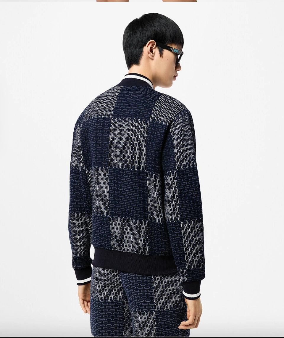 Louis Vuitton Damier Quilted Cotton Bomber Jacket.