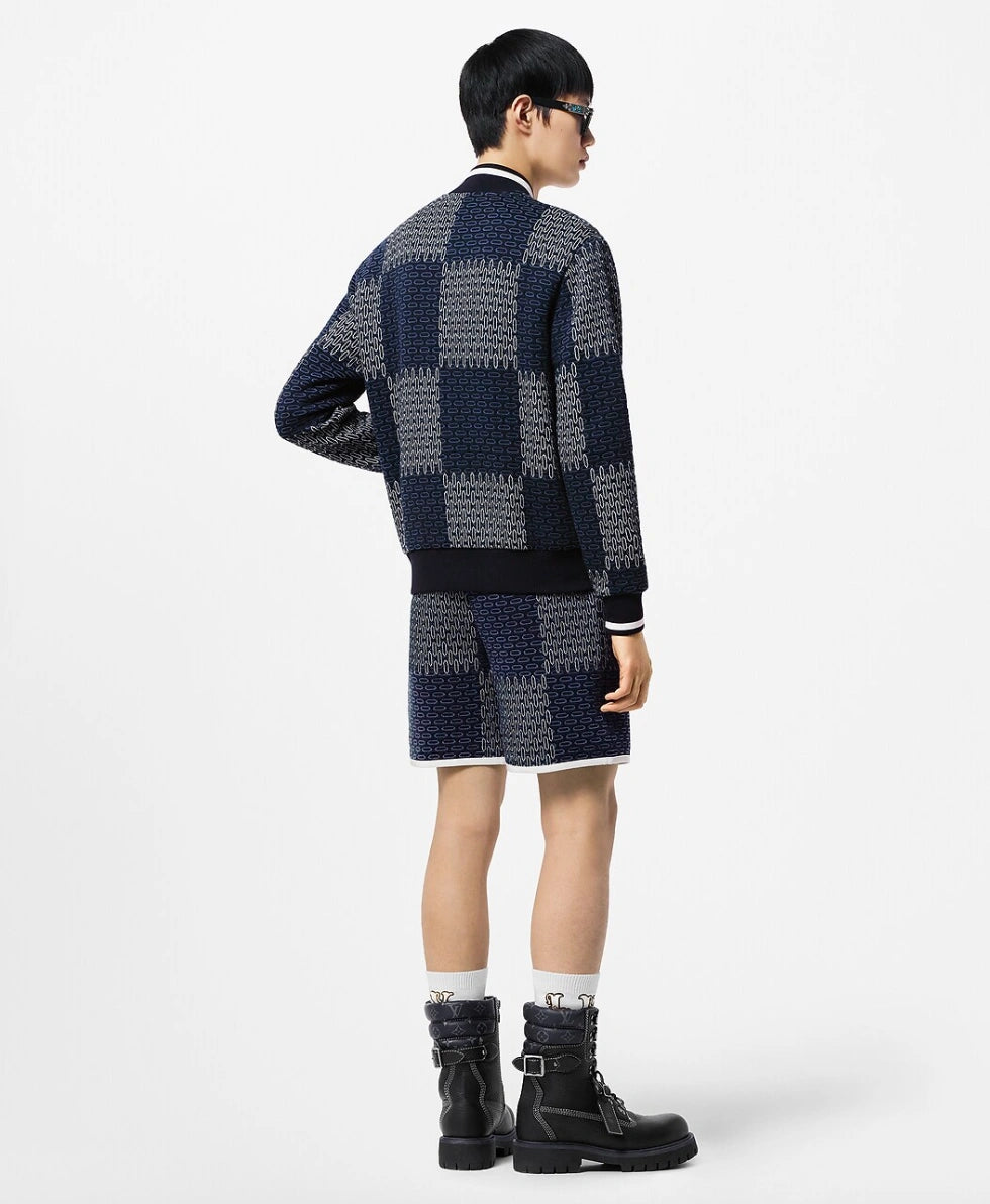 Louis Vuitton Damier Quilted Cotton Bomber Jacket.
