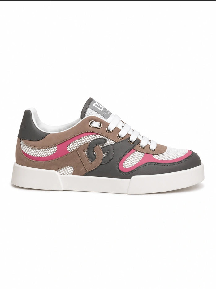 Dolce & Gabbana Calfskin Strobel Portofino Light Sneakers