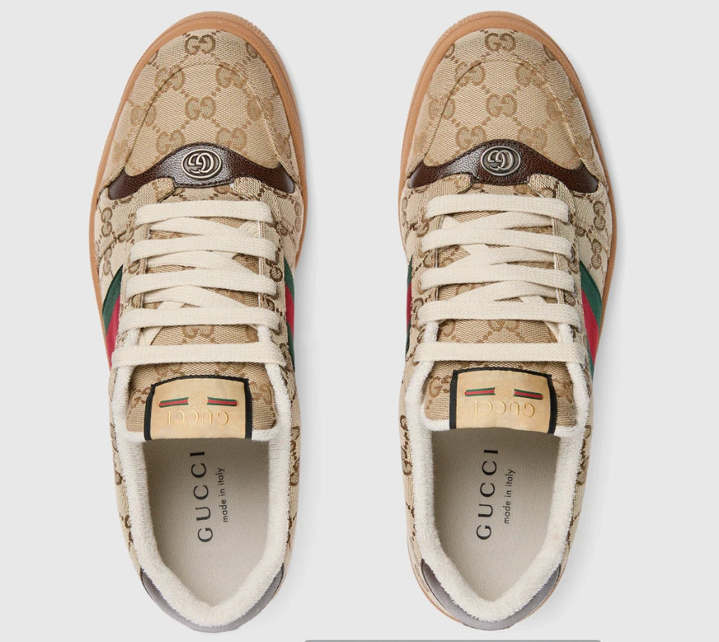 Gucci Men's Screener GG Canvas Low-Top Sneakers