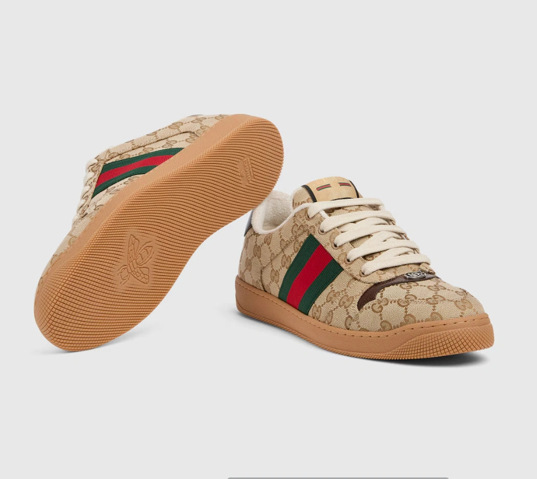 Gucci Men's Screener GG Canvas Low-Top Sneakers