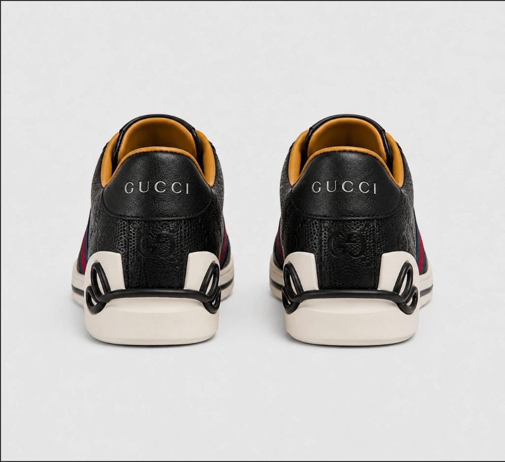 Gucci Men's Boulevard GG Perforated Leather Sneakers