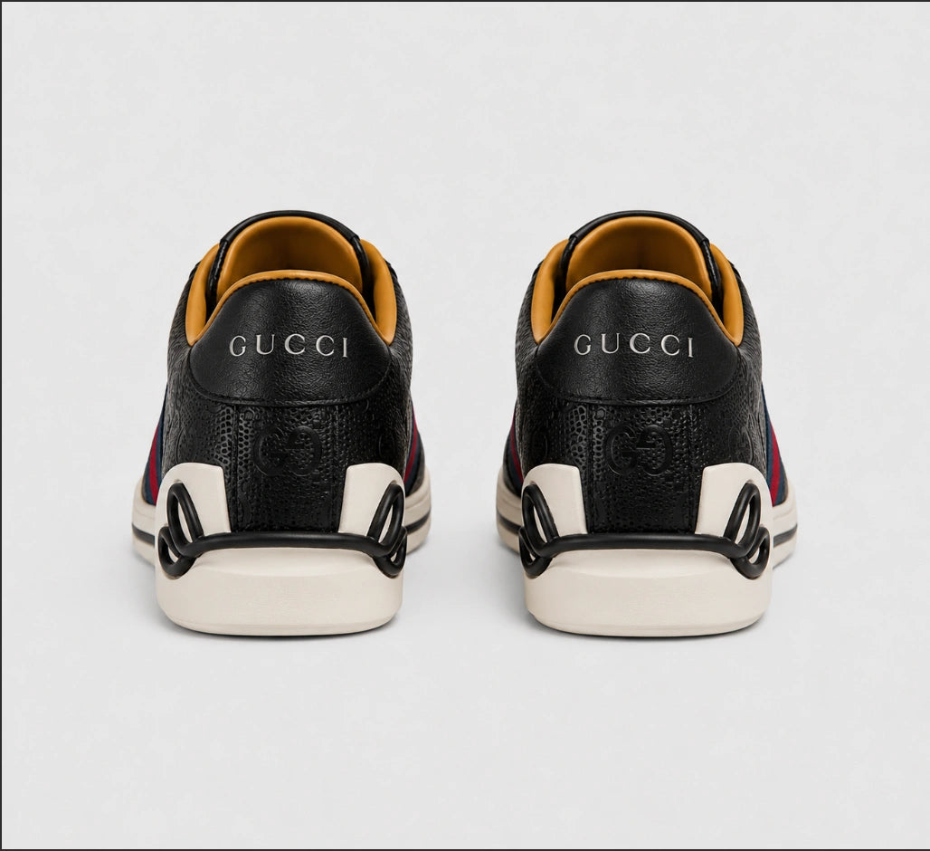 Gucci Men's Boulevard GG Perforated Leather Sneakers