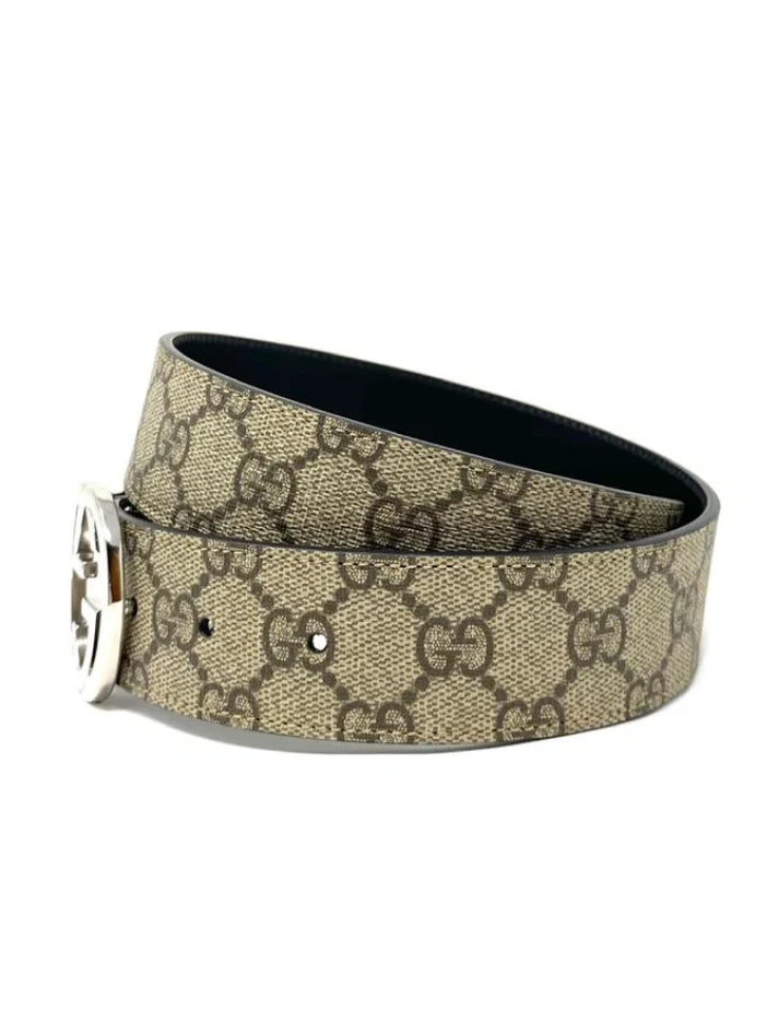 Gucci Interlocking G Reversible Supreme Belt