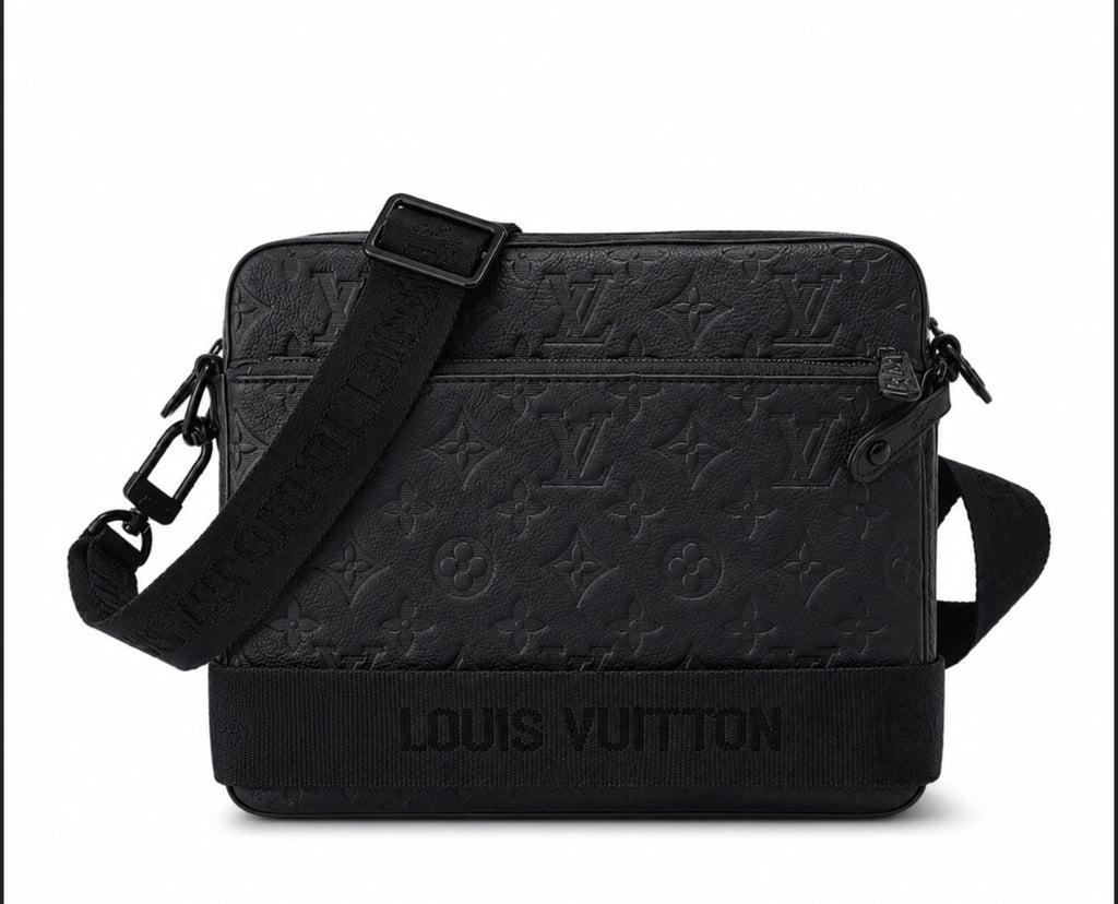 Louis Vuitton Trio Messenger Bag in Monogram Shadow Leather