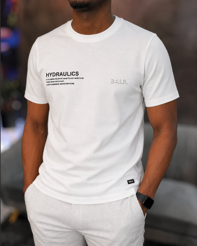 White Hydraulics Crewneck t-shirt