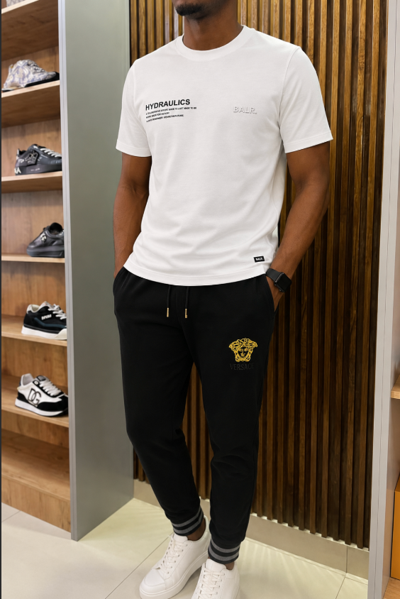 White Hydraulics Crewneck t-shirt