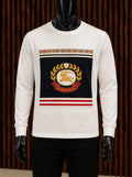 Burberry Oak Leaf Crest Graphic Long-Sleeve Shirt.