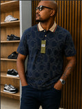 Gucci Jumbo GG Monogram Knit Polo Shirt