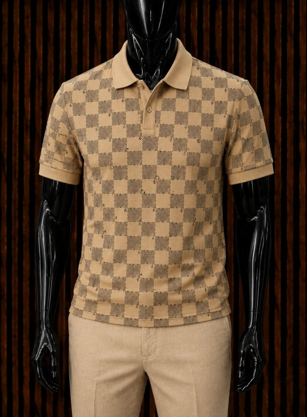 Louis Vuitton Summery Damier Short-Sleeved Shirt