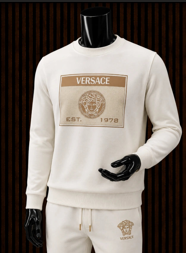 Versace Medusa Head Crest Crewneck Sweatshirt