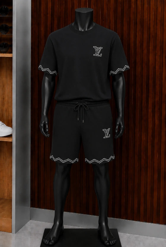 Louis Vuitton Crystal Embroidered Set