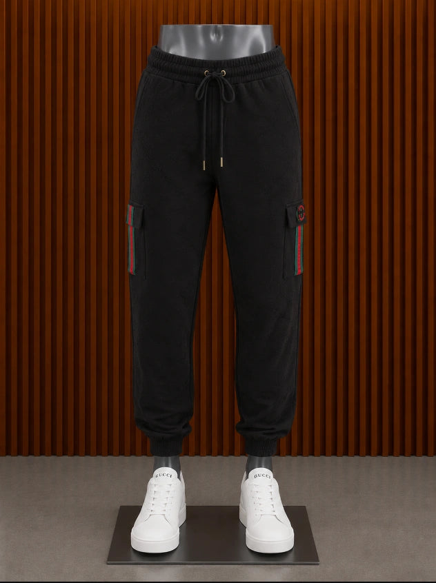 Gucci Cotton Jersey Hooded Tracksuit with Web Detail
