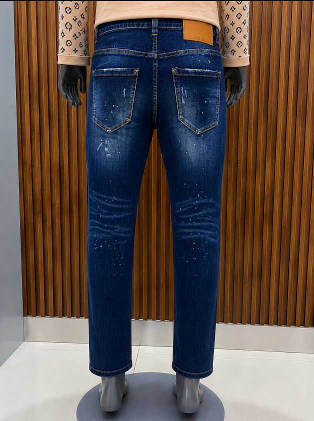 Dsquared2 Rhinestone Pocket Military Patch Skater Jeans.