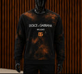 Dolce & Gabbana Acid-Wash Effect Logo T-Shirt.